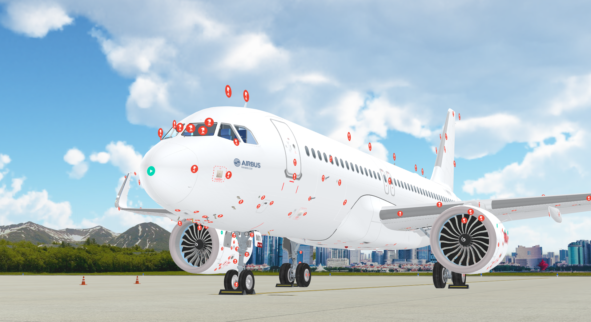 A320 Aircraft’s Exterior Guide