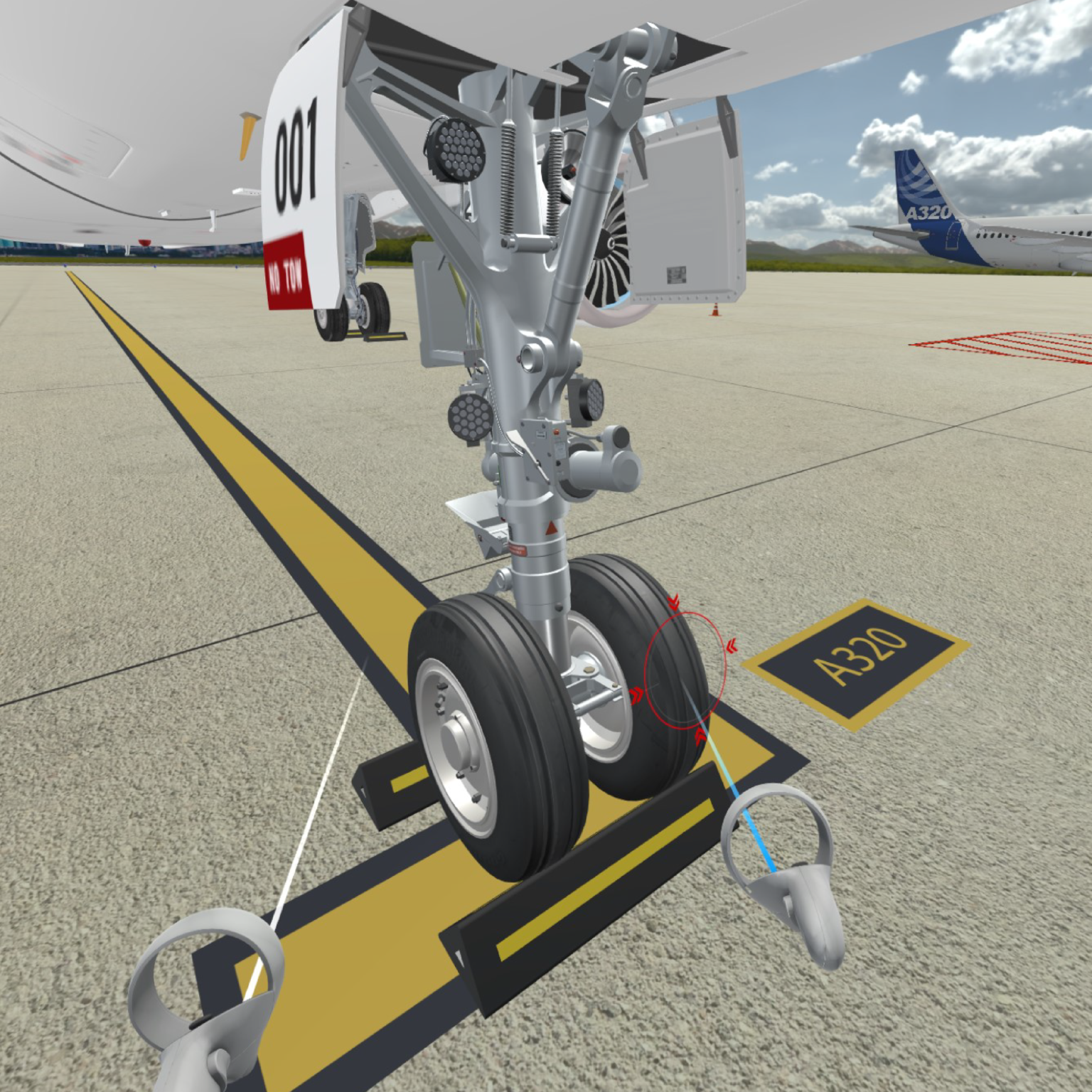 Walkaround Simulator: VR view